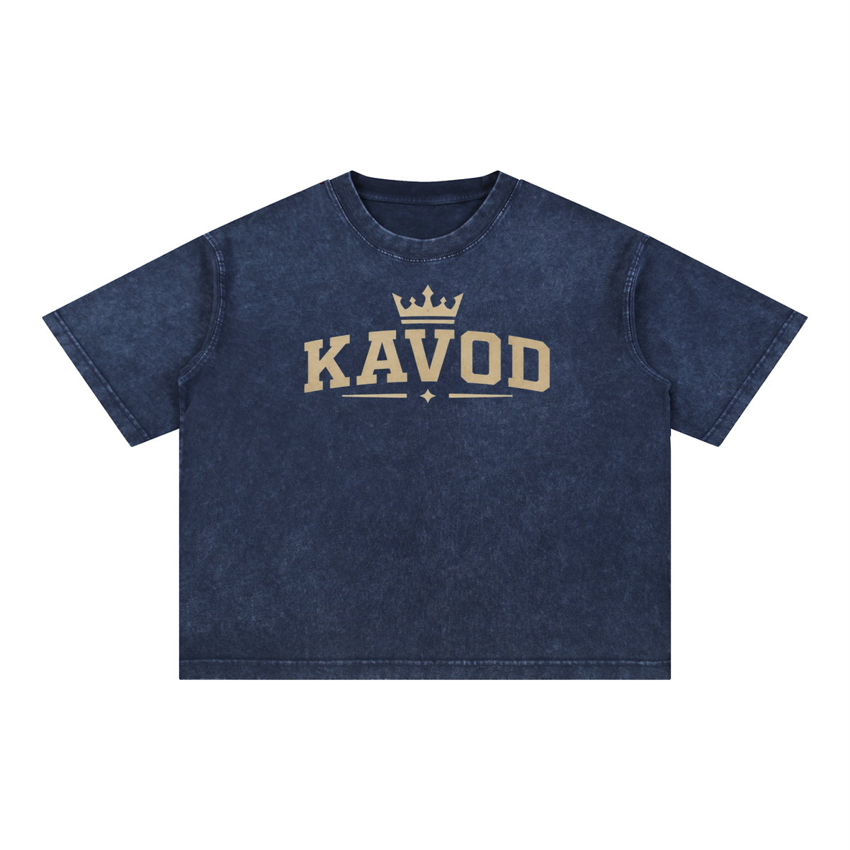 KAVOD Washed Boxy Cotton Tee