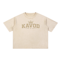 KAVOD Washed Boxy Cotton Tee